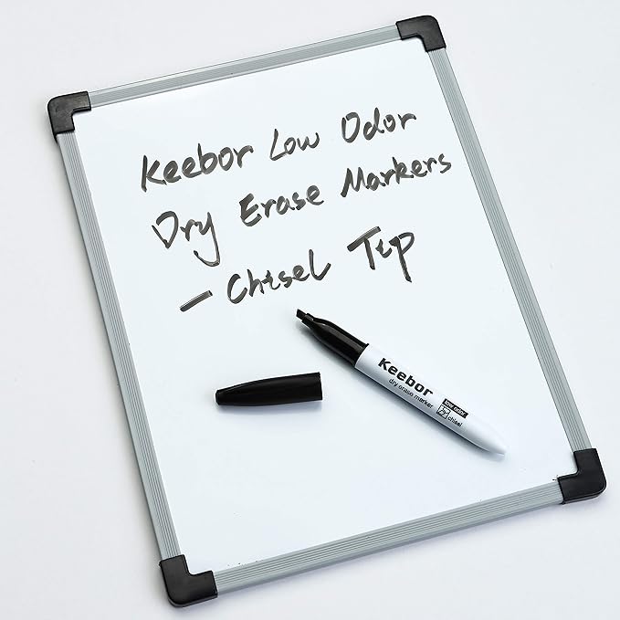 Dry Erase Markers Chisel Tip, 3 Assorted Colors, 72 Pcs Low-Odor Whiteboard Markers, Office & School Supplies