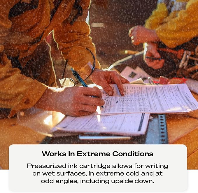 uniball Power Tank Rt Ballpoint Pen, Retractable, Bold 1 Mm, Blue Ink, Translucent Blue Barrel, Dozen