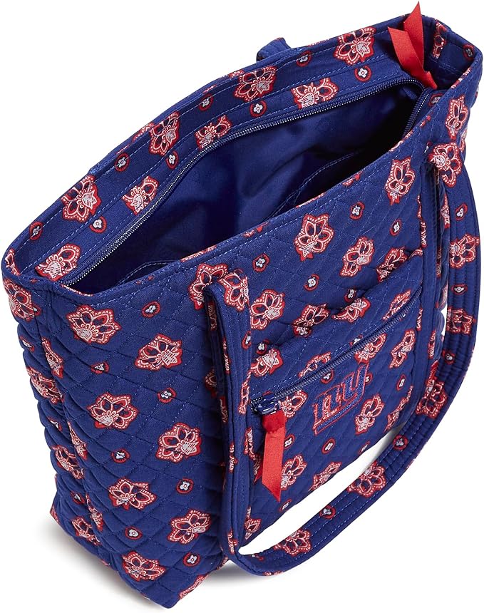 Vera Bradley Women's Cotton NFL Small Vera Tote Bag (Multiple Teams Available)