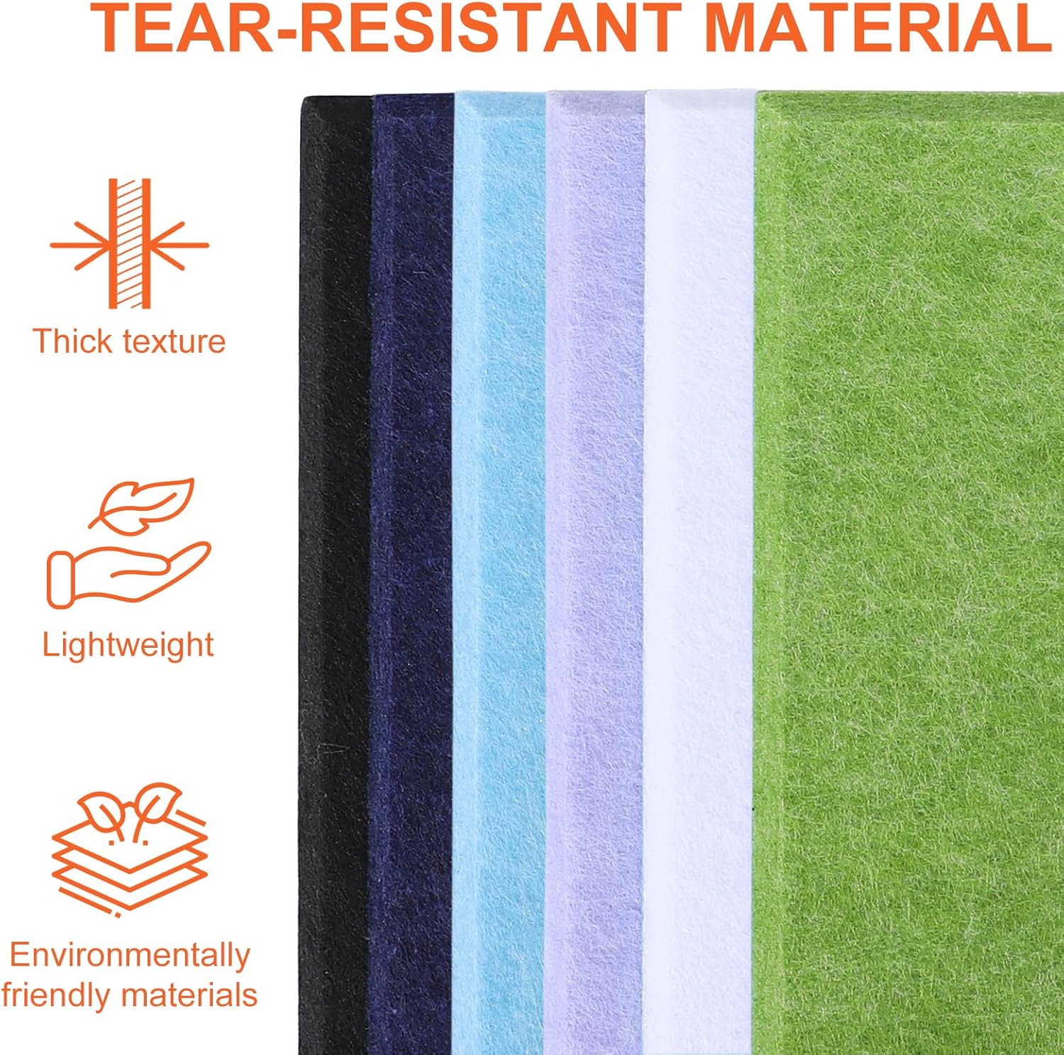 Cork Boards for Walls 48" x 36" Felt Board Alternative, 12 Pack Felt Wall Tiles Bulletin Board, Large Cork Board for Office Pin Board Tack Board Cork Boards