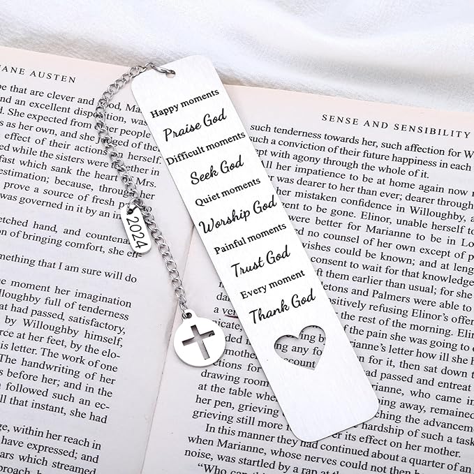 Baptism Faith Based Gifts Bible Verse Bookmarks Inspirational Gifts for Women Men 2024 Christian Religious Scripture Gifts for Friend Birthday Christmas Present for Son Daughter First Communion Gifts
