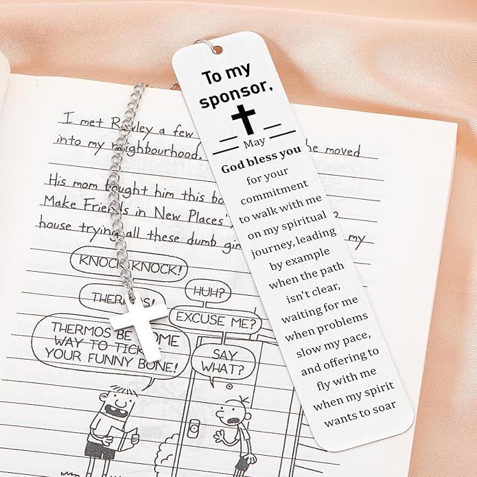 Bible Bookmark, Confirmation Sponsor Gifts, Baptism Gifts for Boys Girls Religious for Women Confirmation Sponsor Gifts for Women Confirmation Gifts for Teenage Boys Girls Sponsor Appreciation