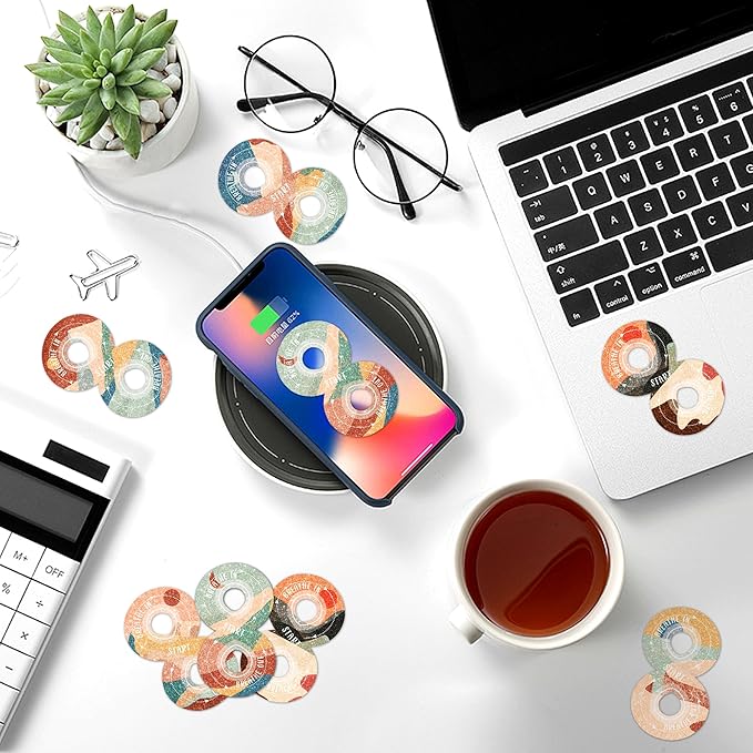 36Pcs Calm Strips for Anxiety Sensory Calm Strips Anti Stress Anxiety Relief Items Tactile Textured for Breathing Exercise Fidget Strips for Kids Teens Adults Home Classroom Supplies (Sun)