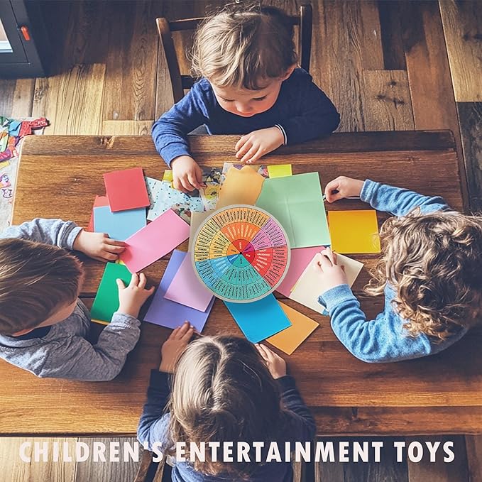 Feelings Wheel, Double-Sided Emotion Wheel with Stand, Counseling Office Must Have, Feelings Wheel Suitable for Therapy Office Decor School Counseling Office Must Have (ML, 1)