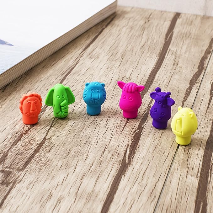 Mr. Pen- Animal Pencil Top Erasers, 60 Pack, Erasers, Pencil Eraser Tops, Pencil Toppers, Erasers for Pencils, Fun Erasers, Pencil Erasers Toppers, Cute Erasers for Kids, Easter Egg Fillers