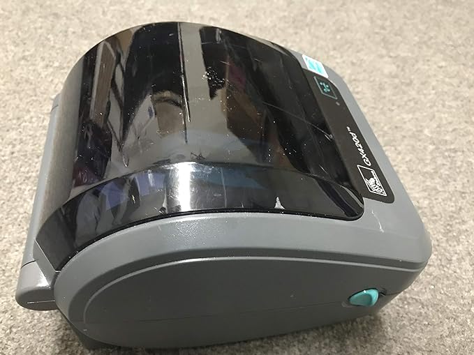 Zebra GX420d Ethernet Printer GX42-202410-000 W/New Adapter, Power, USB Cables & Print (Renewed)