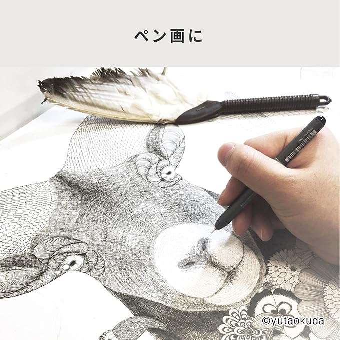 Copic Markers MLBBROAD Multiliner Broad Pigment Based Ink, 4-Piece Set