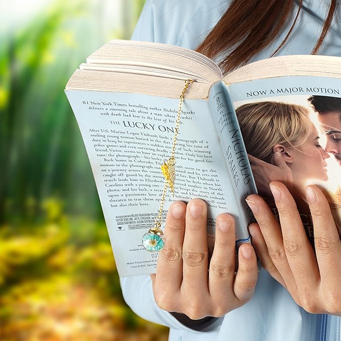 Bookmark with Gift Card,Golden Leaf Book Mark, Rose Flower Craft Gift Card Envelope, Gift for Family, Friend, Kid, Book Lovers rosebw