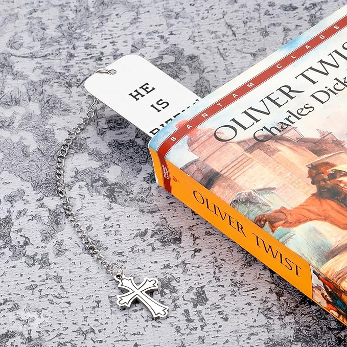 Baptism Gifts for Teens Boys First Communion Gift for Son Funny Jesus Christ Bookmark Confirmation Easter Gifts for Him Her Men Women Christian Birthday Graduation Book Lovers Reading Gift Christmas