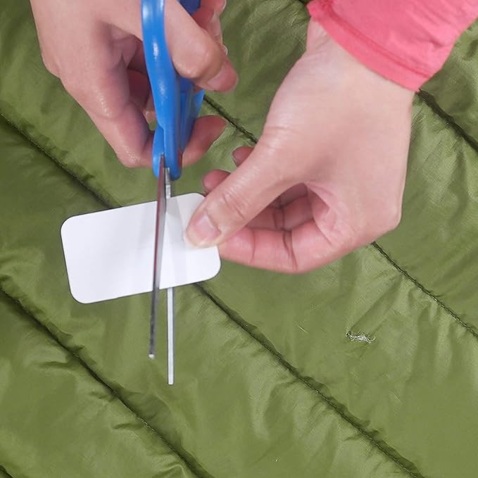 GEAR AID Tenacious Tape Mini Patches with Peel-and-Stick Adhesive Repairs Holes and Tears in Winter Gear, Down Puffer Jackets, Sleeping Bags, Tents and Rain Gear