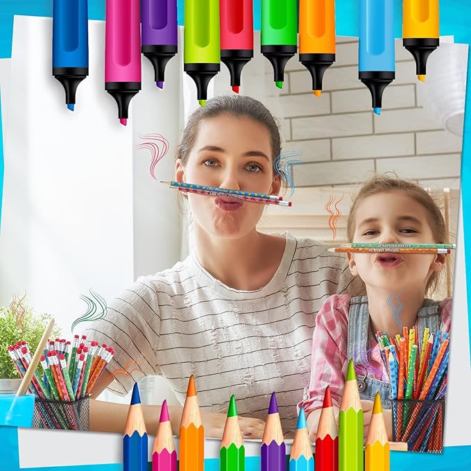Gersoniel 360 Pcs Scented Pencils Bulk for Kids Inspirational Motivational Cute Fun Fruit Wood Smelly Graphite Pencils with Erasers for School Classroom Office Students Girls Boys Gifts Supplies