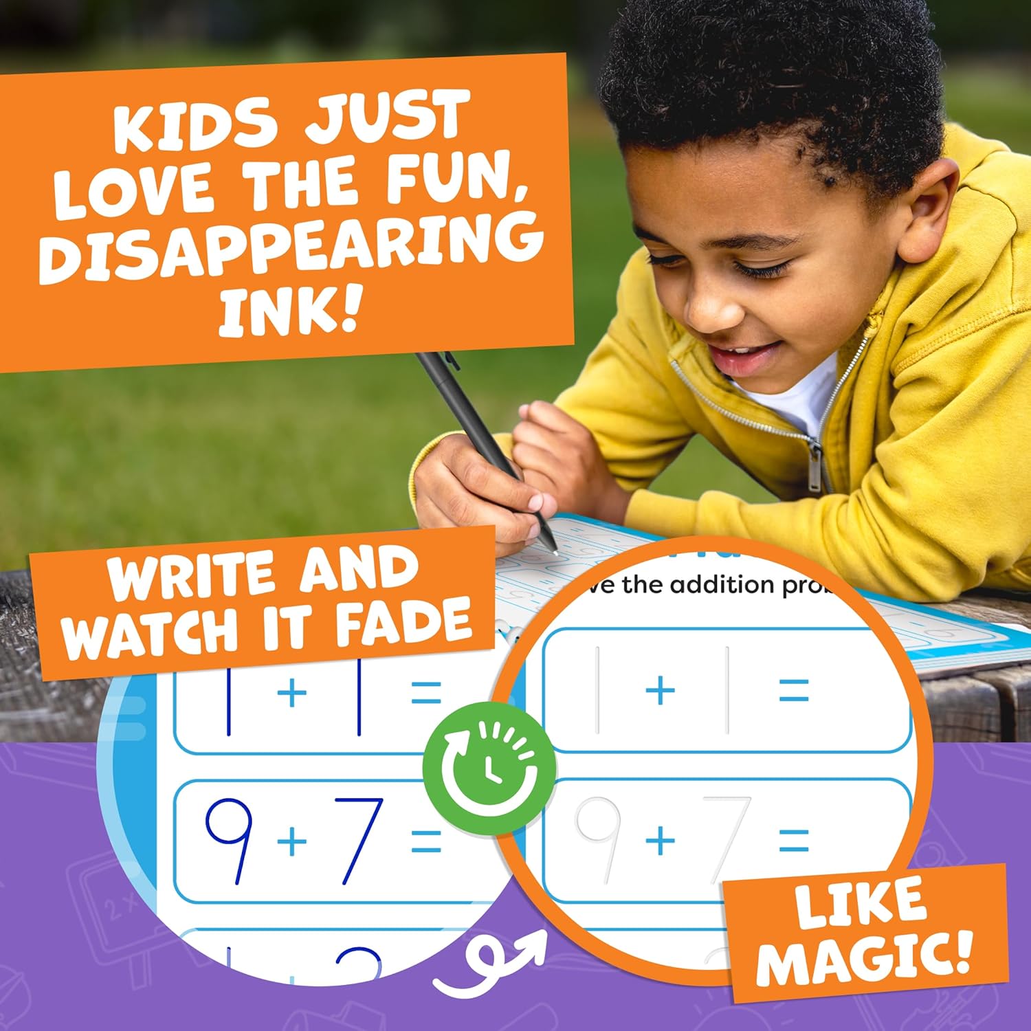 Magic Grooved Writing Practice for Kids - Grooved Handwriting Practice for Kids 5-7 8-10- Magic Copybooks for Kids Letter Tracing Books for Ages 3-5 Toys for Ages 5-7 - Preschool Learning Activities