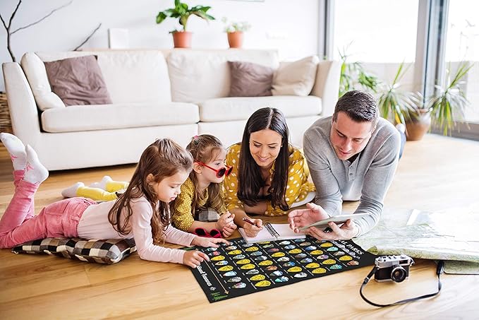 Bright Standards National Parks Scratch Off Map of United States Poster, ALL 63 National Parks Map, US Travel Maps, USA Gifts for Travelers Road Trip Adventure, Fits 12”x16” frame (Black/Gold)