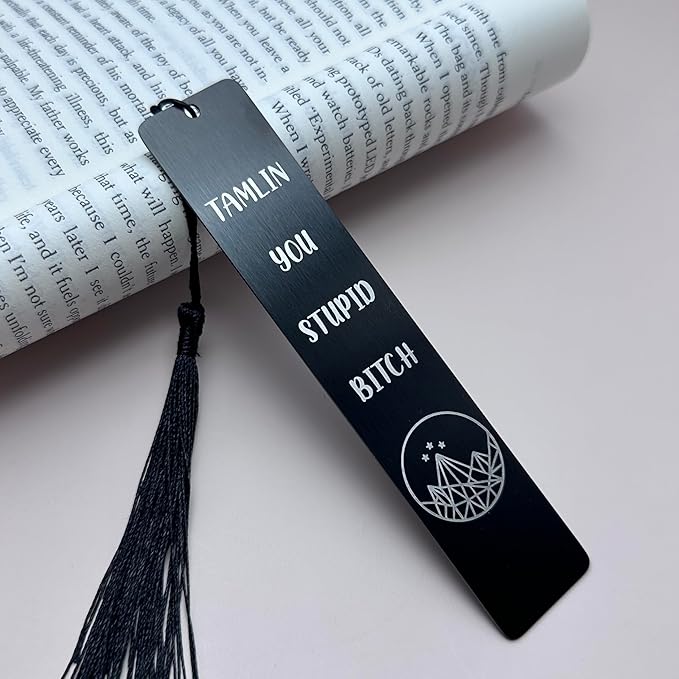 Funny Christmas Bookmark for Women - Gifts Bookmark for Women Men You Stupid Bitch Book Lover Gifts for Bookish Reader Nerd Fans Friends Book Accessories Bookmark Reading Birthday Gifts