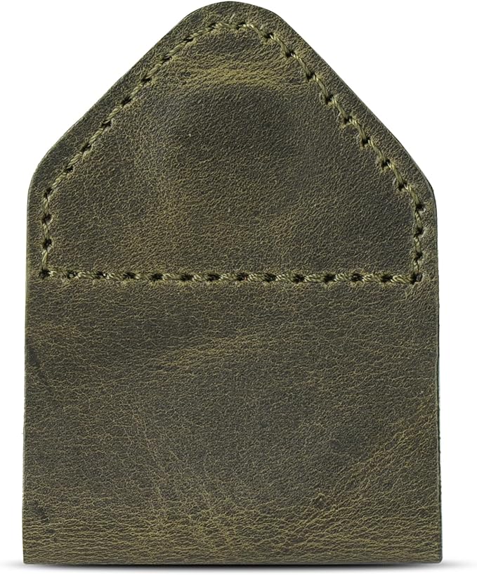 Londo Genuine Leather Handmade Bookmark (Set of 2) (Magnetic, Green)