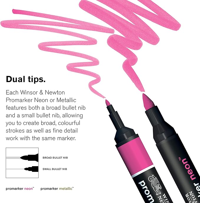 Winsor & Newton Promarker, Set of 24, Mixed Marker Set