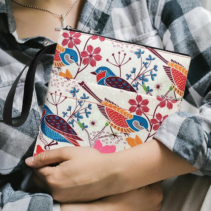 DSIUE Book Sleeve Book Lover Gifts Book Protector with Zipper, Book Covers for Paperbacks, Book Pouch with Pockets, Book Accessories,11.4 X 9 Inch