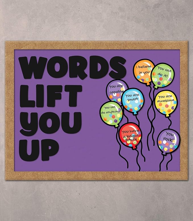 Carson Dellosa Celebrate Learning 36-Piece Colorful Balloons Bulletin Board Cutouts, Balloon Cutouts for Bulletin Boards, Birthday and Party Bulletin Board Decorations, Birthday Classroom Décor