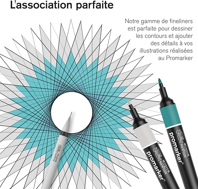 Winsor & Newton ProMarker Set, 12 Count, Skin Tones