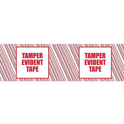 Aviditi Tape Logic, "Tamper Evident" Printed Security Packing Tape, 3 Inch x 110 Yards, 2.5 Mil Thick, for Identification of Tampered Packages (24 Rolls)