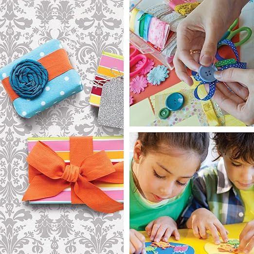 Glue Dots Dot N' Go Glue Dot Dispenser Project Pack with 200 Permanent, Poster, and Removable Double-Sided Adhesive Craft Dots Each, 3/8-Inch