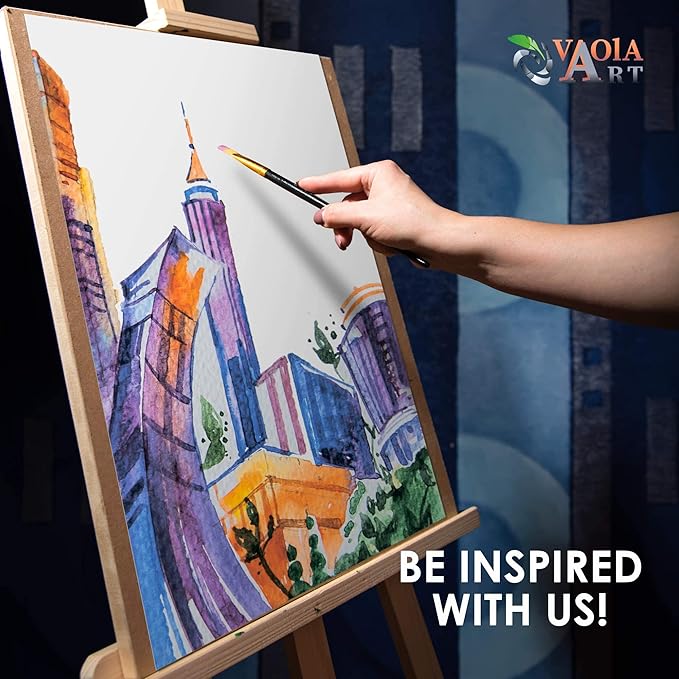 Paint Brush Set for Acrylic Painting Artist Watercolor Brush Professional Oil Painting Brushes Small Craft, Face Paint Brushes Black Handle