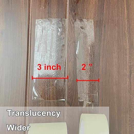 WELSTIK 6 Pack Clear Packing Tape 3 Inch Refills, Industrial Shipping Box Transparent Packing Tape for Moving, Office, Home, 2.4Mil 3 Inch x 60 Yard