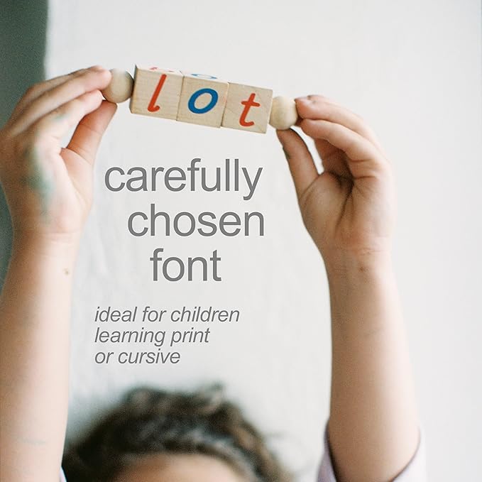 Phonetic Reading Blocks - A Phonics Manipulative Toy for Preschool Learning - Teach Children How to Read