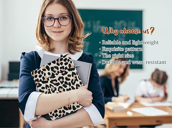 Book Sleeve Book Covers Book Protector Floral Printed with Zipper Washable Fabric for Teen Adult Book Lover Teacher Student(Medium,11 X 8.7 Inch)