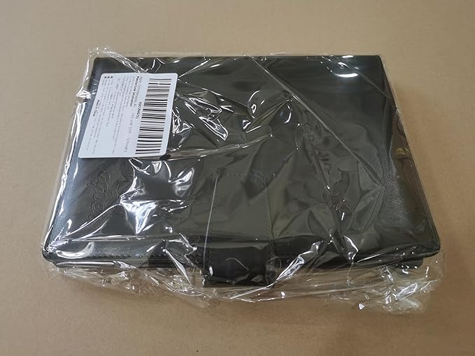 A5 Leather Portfolio Binder, Interview Legal Document Organizer with Magnetic Closure Cover with A5 Sized Papers,Sticky Tabs,Pen,Mini Document Organizer Folder for Men Women,Black