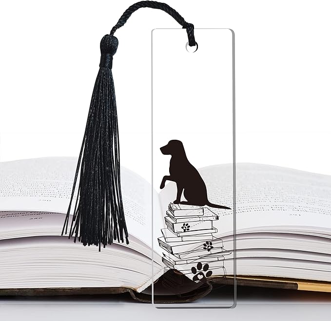 Dog Book Markers for Women Inspirational, Funny Bookmarks for Students Teachers School Home Office Supplies, Book Lover Cat Lover Friends Girl Sister Female Gifts