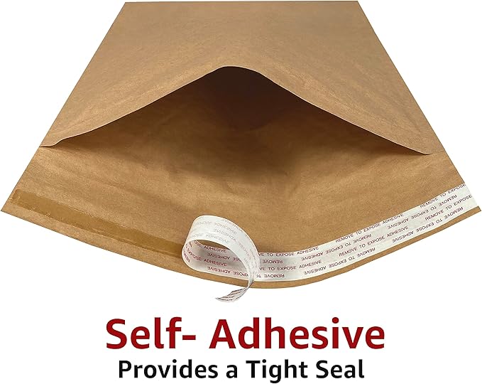 Honeycomb paper padded envelope sealable mailers (30, #2-8.5" x 11")