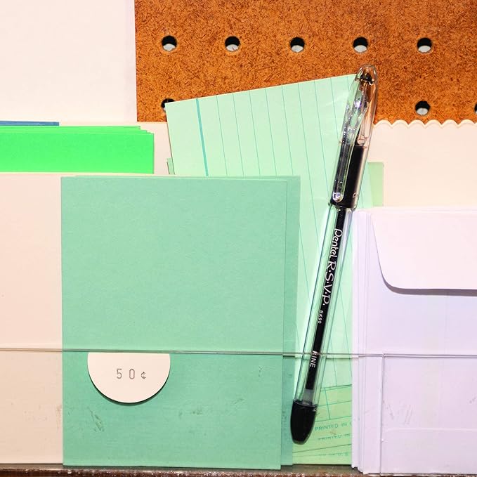 Pentel® R.S.V.P.® Ballpoint Pens, Fine Point, 0.7 mm, Clear Barrel, Blue Ink, Pack of12