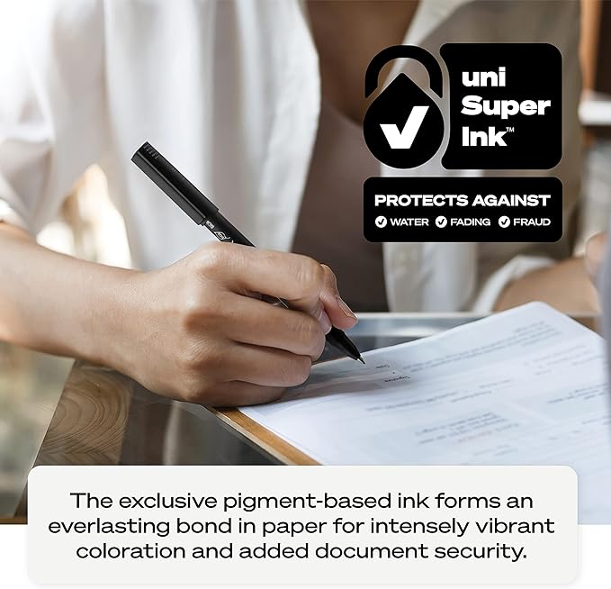 Uni-Ball Onyx Rollerball Stick Pen 12 Pack, 0.7mm Fine Red Pens, Gel Ink Pens | Office Supplies, Pens, Ballpoint Pen, Colored Pens, Gel Pens, Fine Point, Smooth Writing Pens