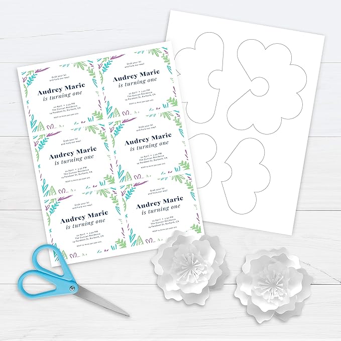 Printworks White Cardstock, Standard, 67 lb. Vellum, 92 Bright, 750 sheets, 8.5 x 11, For Office, Home & School Printing, Craft Projects