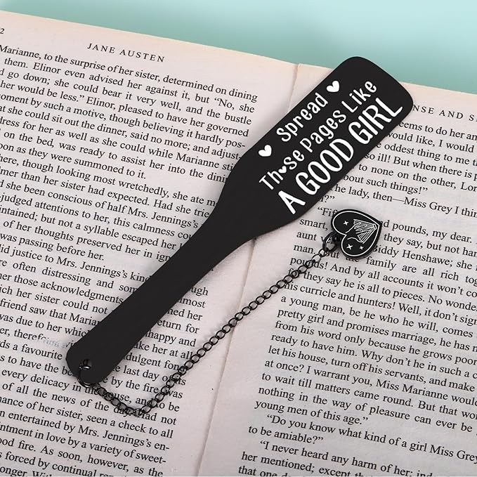 Dark Romance Bookmarks -Christmas Bookmark for Girls Booktok Accessories Stocking Stuffers for Teens Bookish Items for Friends Booktok Gifts for Her Smutty Gifts for Book Lover Valentines Birthday