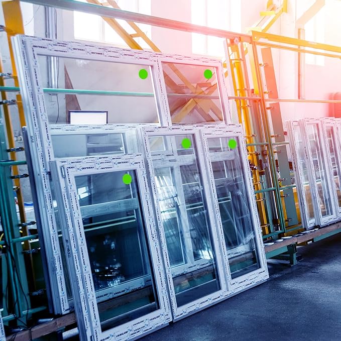 ChromaLabel 3 Inch Round Colored Stickers, Permanent Colored Labels Sticky Dots, Ideal Color Coding Labels for Office and School Projects - 500 Sticker Dots per Roll, Light Blue Dot Stickers