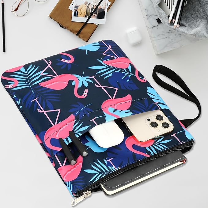 DSIUE Book Sleeve Book Protector Book Lovers Gifts Book Covers for Paperbacks with Zipper,11.4 X 9 Inch