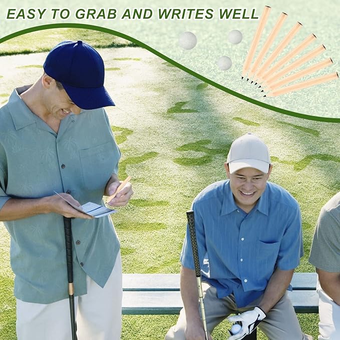 Yexiya Golf Pencils Bulk Half 2 HB 3.5 Pre Sharpened Hexagonal Yellow Wood Mini Pencils for Kids School Classroom Baby Shower Bridal Wedding Office Supplies(4000 Pcs)