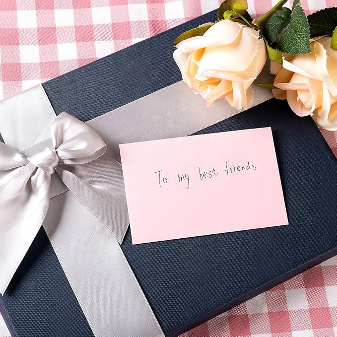 120 Pack Mini Envelopes Small Envelopes Self-Adhesive Kraft Paper Tiny Pockets for Business Cards Christmas Holiday Small Gift Cards Invitations Cards(4.13"×2.76") (Navy Blue)