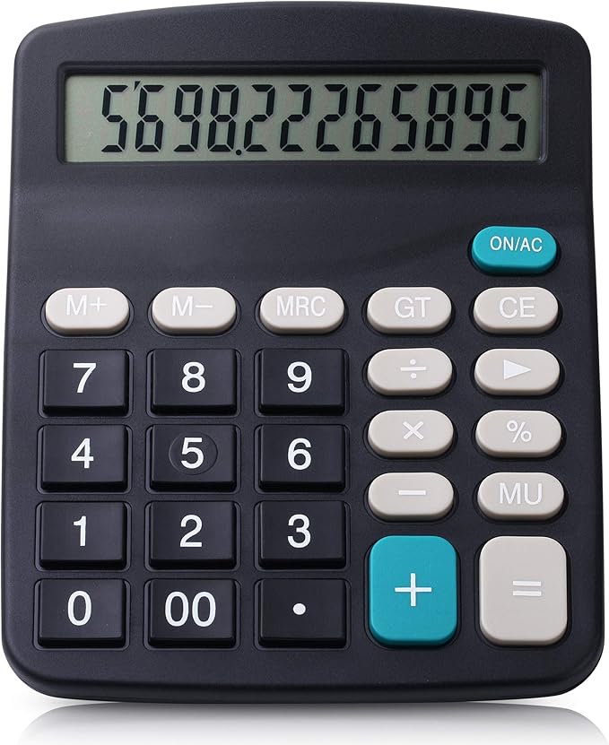 Mr. Pen- Calculator, Calculators Large Display, Standard Function Calculator, 12-Digit, Desktop Calculator, Large Calculator, Office Calculator, Calculator Large Display and Buttons