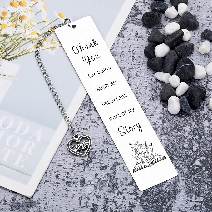 Gifts for Teacher Gifts Bookmark for Women Men Teacher Appreciation Gifts Thank You Graduation Valentines Day Birthday Christmas Retirement Gifts Spanish PE Preschool Daycare Special Education Teacher