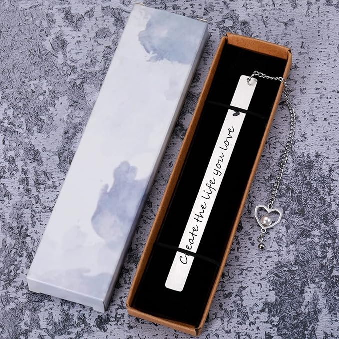 Inspirational Bookmark for Women Men Her Him Graduation Retirement Wedding Christmas Birthday Gift for Girls Best Friends Senior Middle High School College Student Teacher Leaving Promotion Gift New