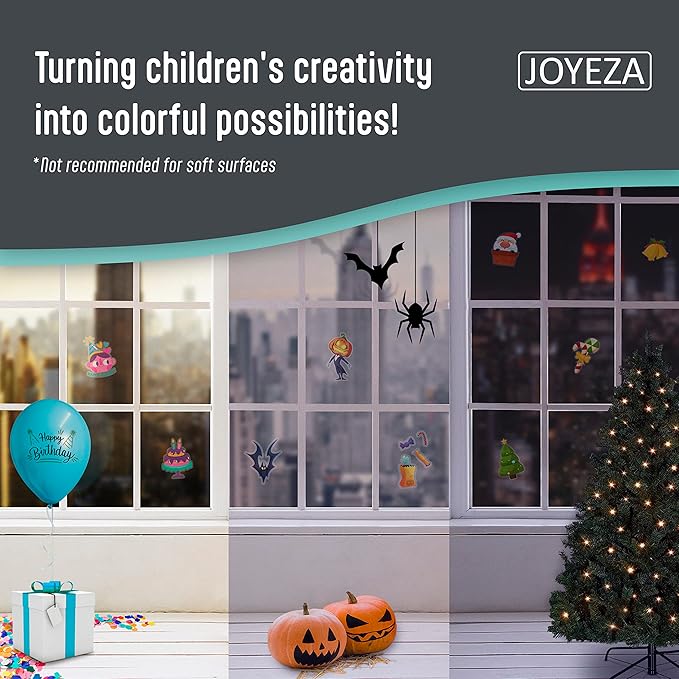 JOYEZA Premium Printable Vinyl Clear Sticker Paper for Inkjet Printer - 25 Sheets Translucent Waterproof, Dries Quickly Vivid Colors, Holds Ink Well - Inkjet & Laser Printer