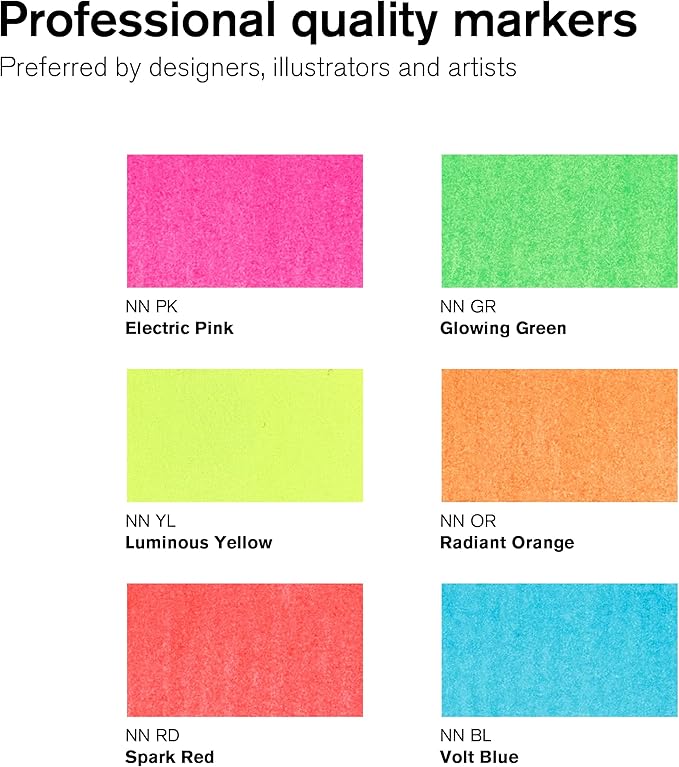 Winsor & Newton Promarker Neon, Set of 6