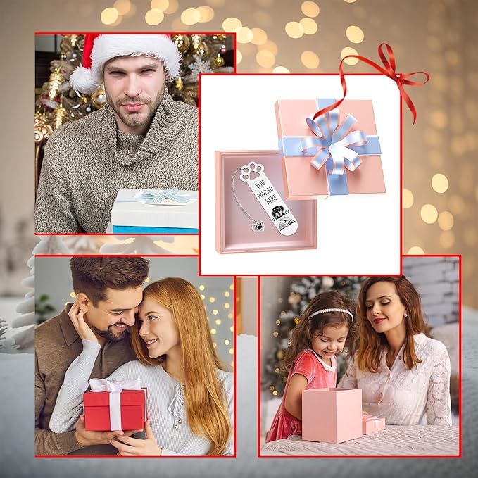 Dachshund Gifts for Women Men Funny Bookmarks Bulk Dachshund Dog Bookmarks for Book Lovers Dachshund Dog Lover Cute Metal Book Mark Birthday Gifts for Reader Coworker Friends Adults Dog Owner Lover