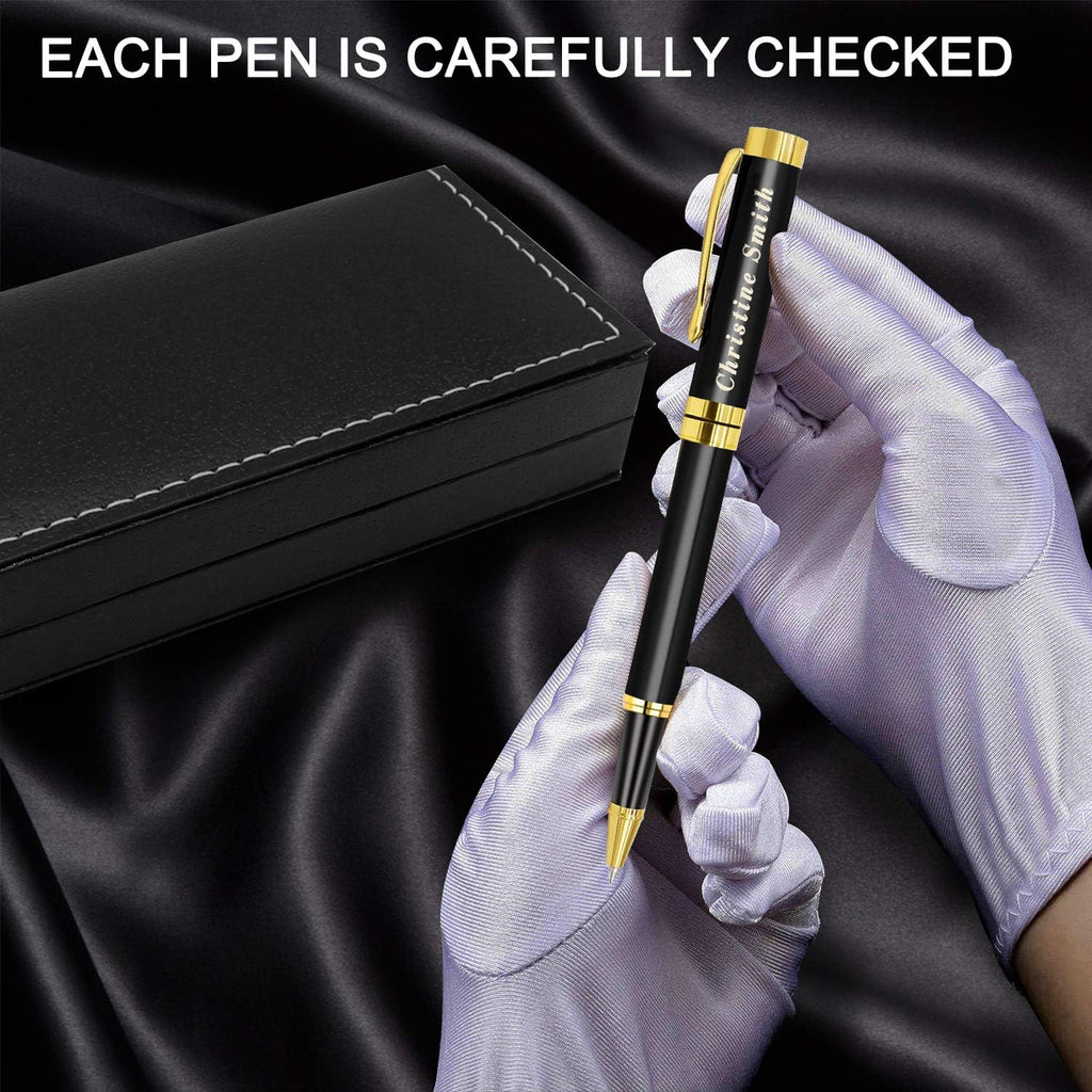 Amlion Personalized Pens Custom Engraved Pen with Name, Refillable Medium Refill, Personalized Gifts for Men Women