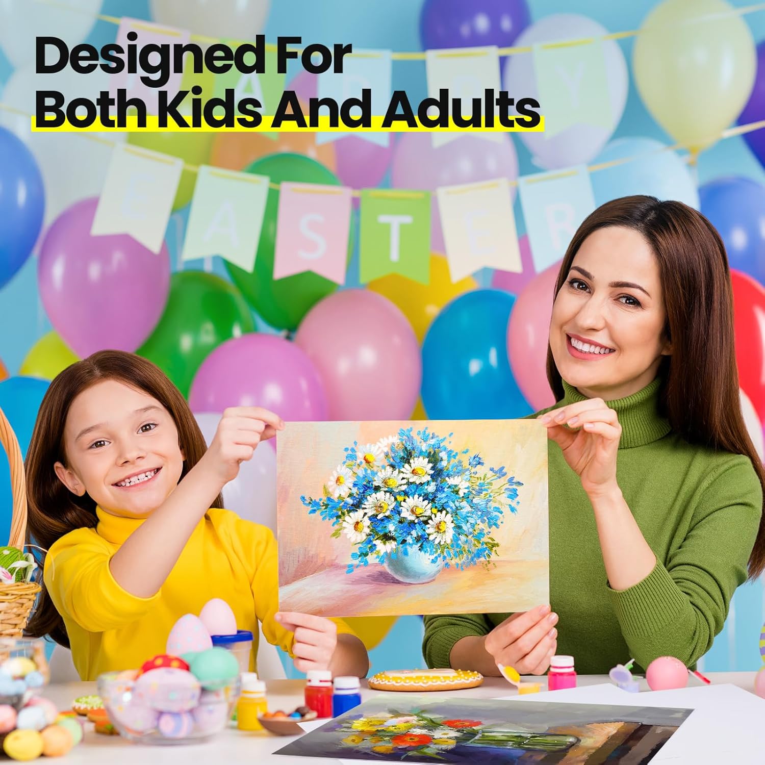 Harloon 500 Sheets Construction Paper Bulk Heavyweight A4 Size Thick Construction Paper Cardstock for DIY Craft Supplies (120 GSM,White)