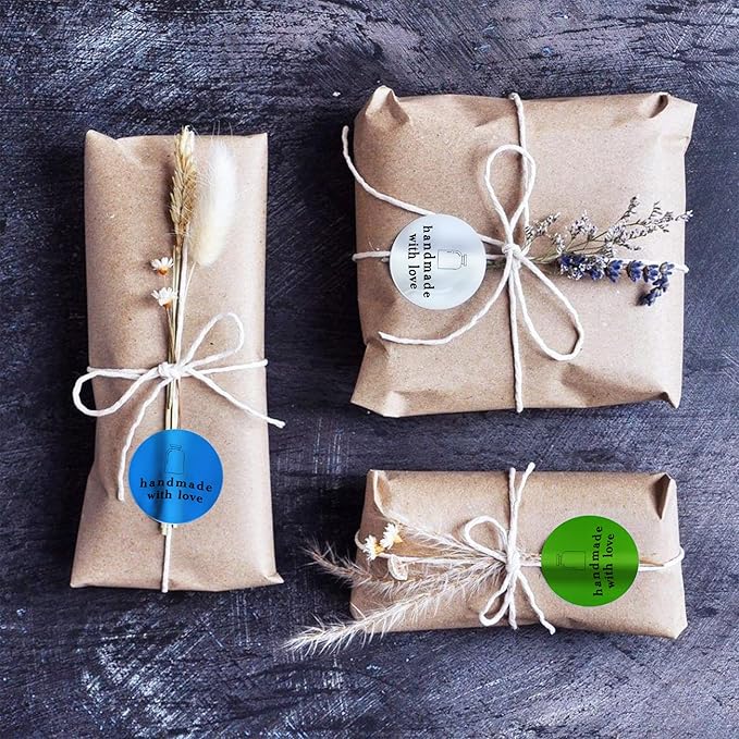 Hybsk 2 inch Circle Color Direct Thermal Stickers Shipping Labels for Barcodes,Name Tag,DIY Logo Design,QR Code,Inventory– Compatible with Zebra,Rollo,Munbyn,and More-750 pcs (2 inch,Blue)