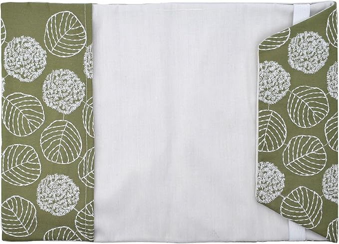 BLBMH Book Covers for Paperbacks Fit for 5.5x8.4 inch Adjustable Book Sleeve Cover for A5 Books Soft Cloth Protector for Notebook Journal - Leaves